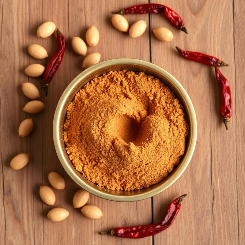 Peanut Chutney roasted bowl